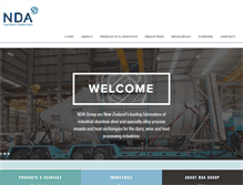 Tablet Screenshot of nda.co.nz