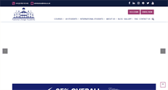 Desktop Screenshot of nda.ac.uk