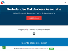 Tablet Screenshot of nda.nl
